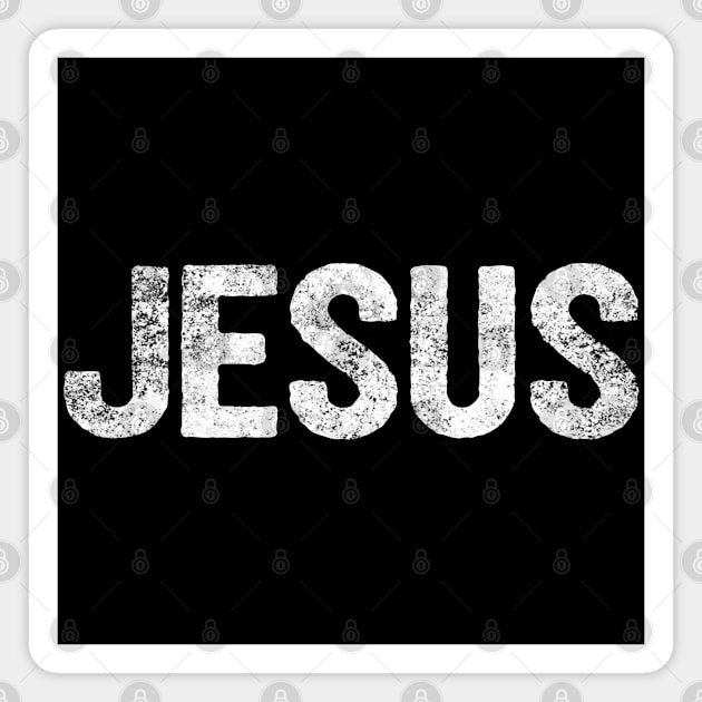 Jesus  Name Funny Religious Christian Magnet by Happy - Design